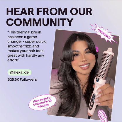 Fleura Ionic Thermal Brush